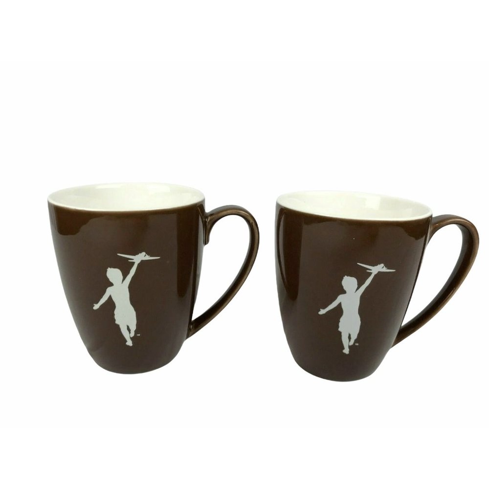 STORYVILLE Coffee Hot Chocolate Mug Cup Brown Set